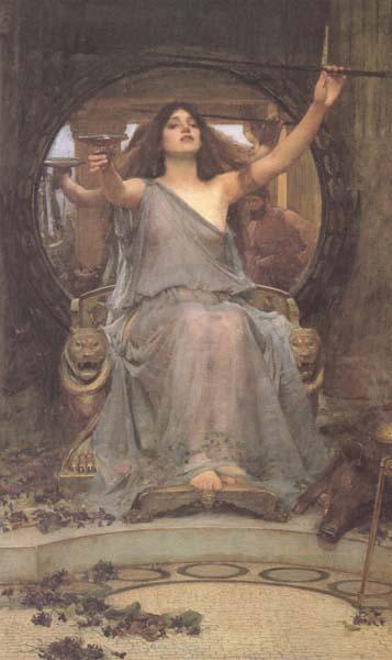 John William Waterhouse Circe offering the Cup to Ulysses (mk41) oil painting picture